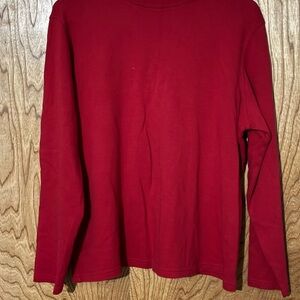 Karen Scott Vibrant Red Top